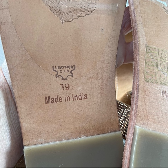 Free People Sunset Cruise Embellished Leather Sandals Womens Size 9 NWT - Picture 7 of 9